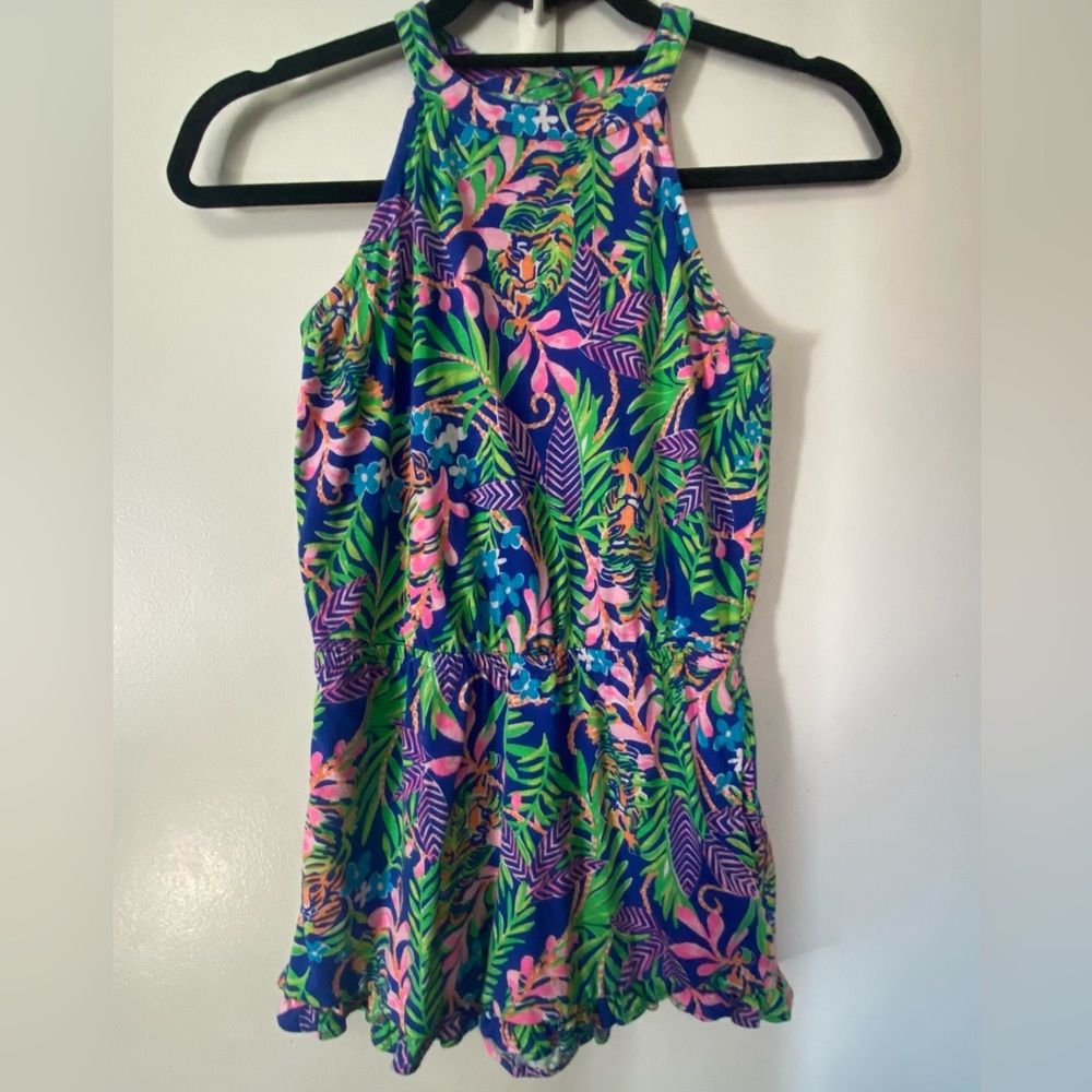 Lilly Pulitzer bright cotton romper